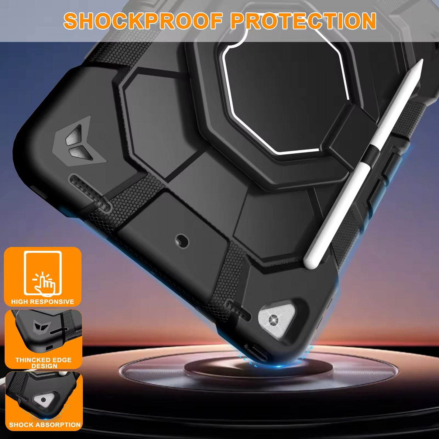 Max Guard Case For iPad 7/8/9th 10.2 inch
