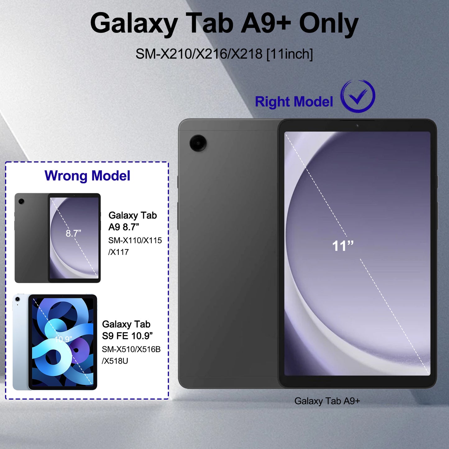 Max Guard Case For galaxy Tab A9 Plus +