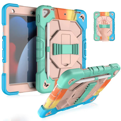 Wrist 360 Strap Tablet Cover Case For iPad 7/8/9th 10.2 inch