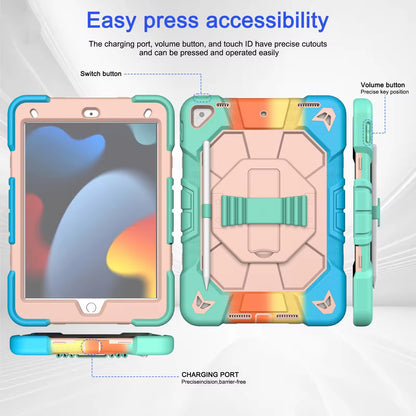Wrist 360 Strap Tablet Cover Case For iPad 7/8/9th 10.2 inch