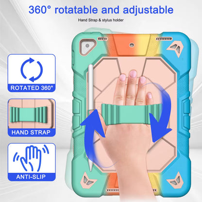 Wrist 360 Strap Tablet Cover Case For iPad 7/8/9th 10.2 inch