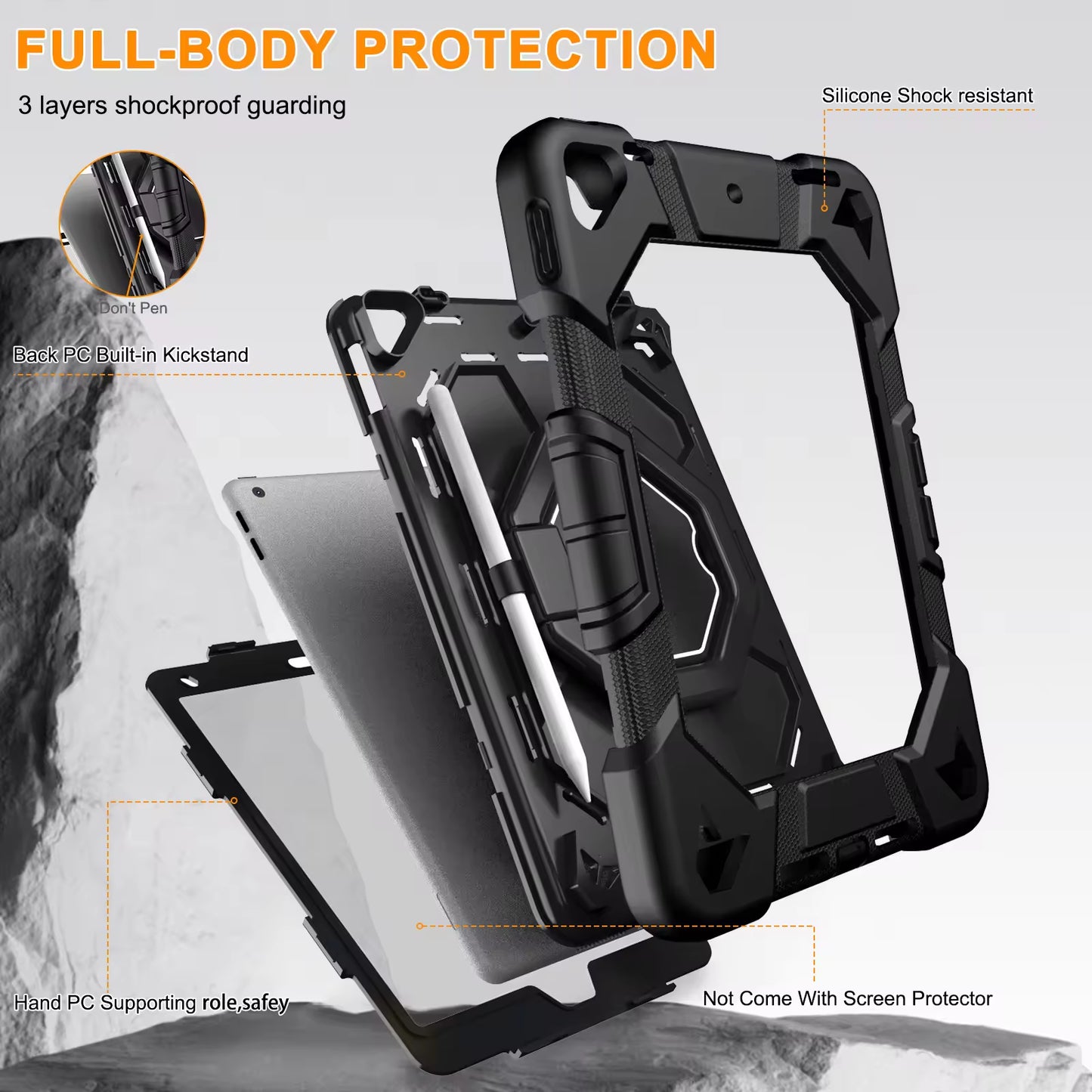 Max Guard Case For iPad 7/8/9th 10.2 inch